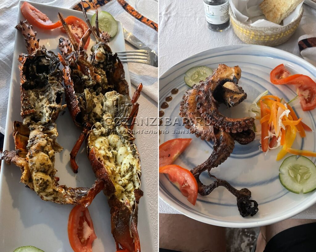 лобстеры на занзибаре цена
